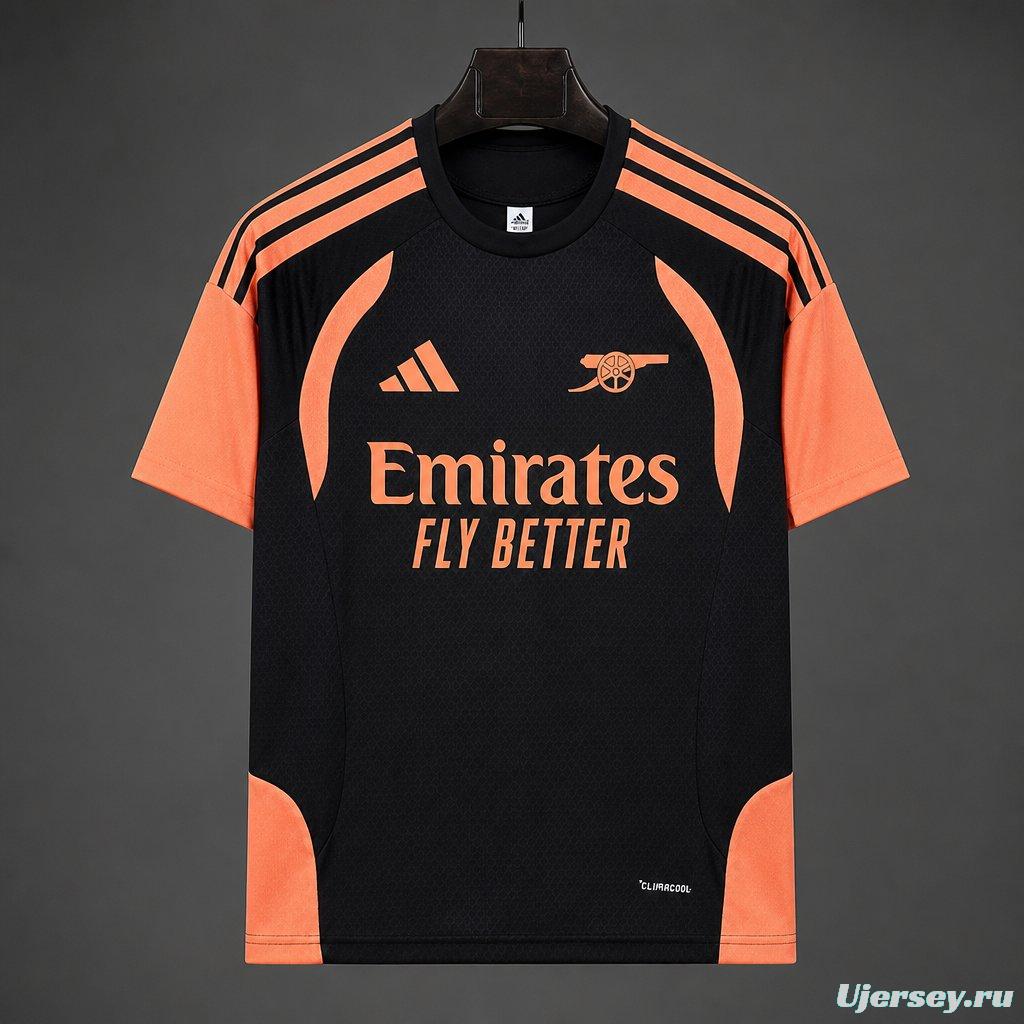 26/27 Arsenal  Black&Orange  Training  Jersey