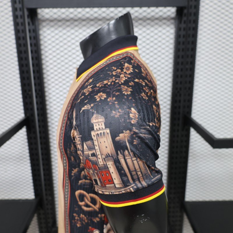 Player Version 2026 Germany National Team Training Heritage Pattern Jersey