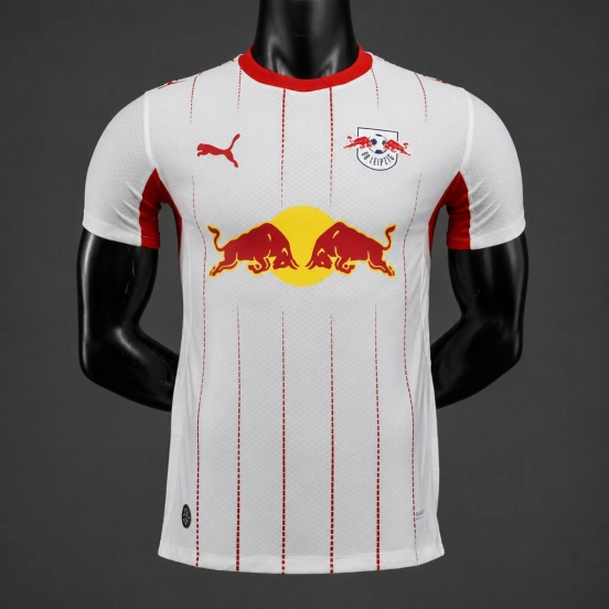 Player Version 26/27 RB Leipzig Home White  Stripes Jersey