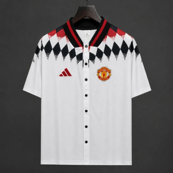 26/27 Manchester United MLB White Vintage Jersey