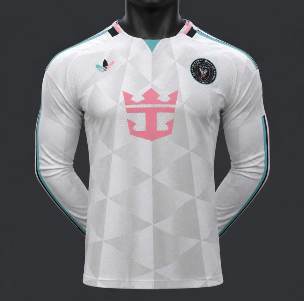 Player Version 26/27 Inter Miami Long Sleeve White Jersey
