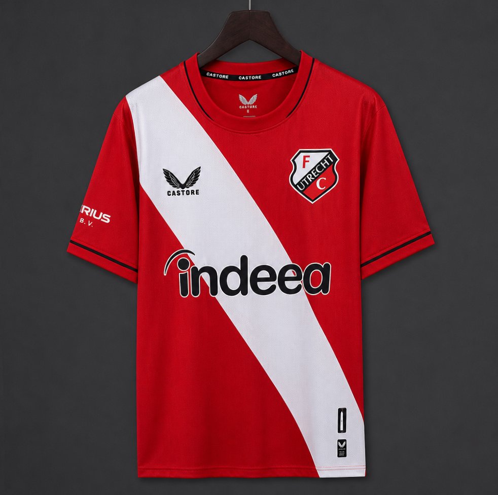 26/27 Utrecht Home Red Jersey