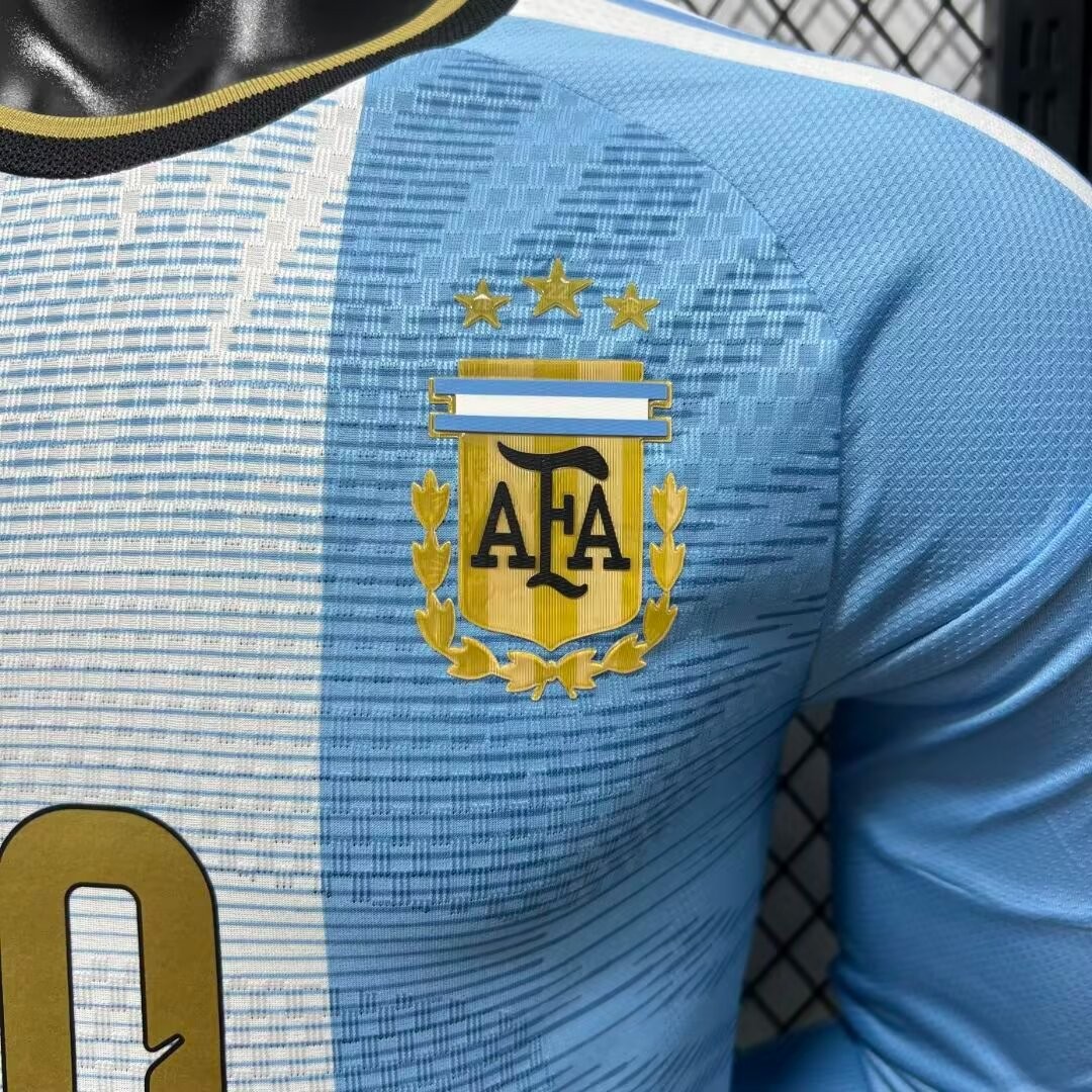Player Version 2026 Argentina Messi Farewell Commemorative Long Sleeve Jersey