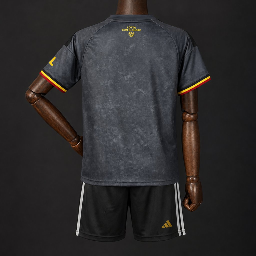 26/27 Kids Roma Third Dark Grey Jersey