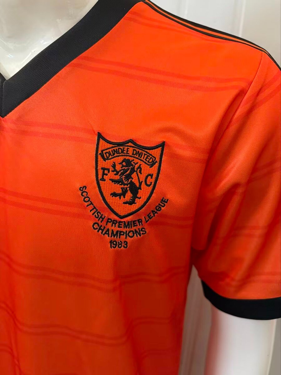 Retro 83/84 Dundee United Home Orange Jersey