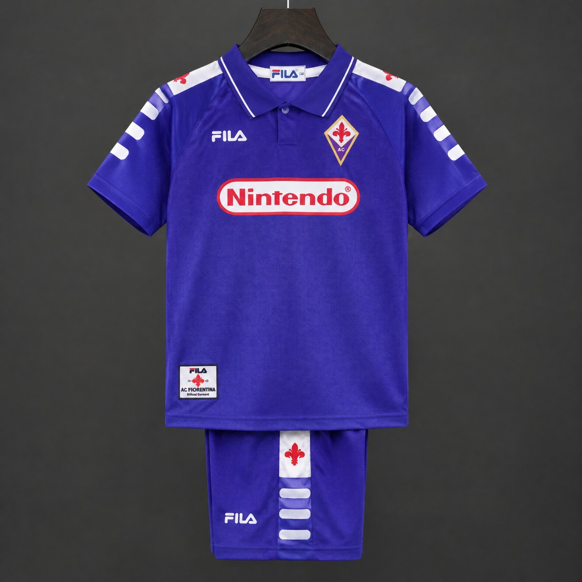 Retro Kids 98/99 Fiorentina Home Jersey
